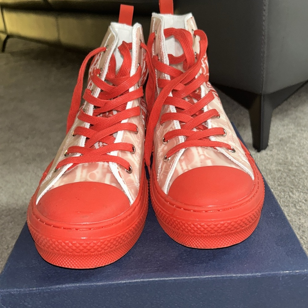 Dior B 23 high top red